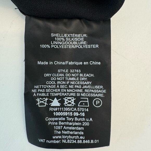 Tory Burch Indie Silk Floral Print Top Blouse Off-The-Shoulder | Size 2 - Picture 12 of 12